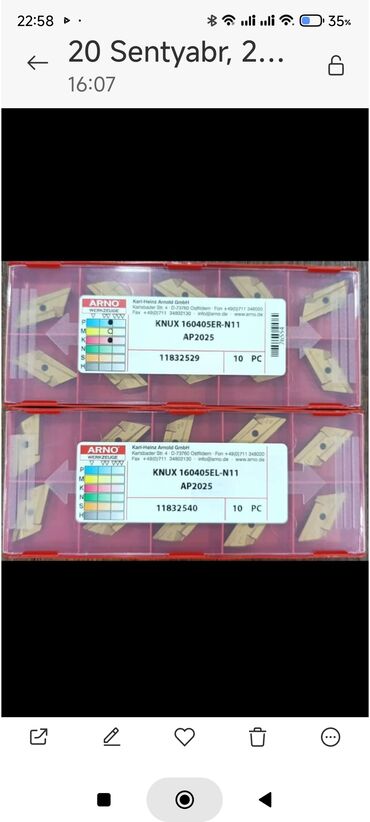 Digər alət dəstləri: CNC və torna freze üçün karbid kəsici ucluqlar və freze başlığı - — 6