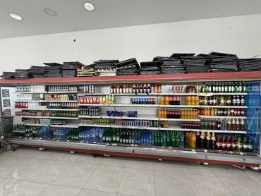 kiraye soyuducu: Mağaza üçün iri həcmli açıq tip soyuducu vitrin - Ölçü: 6 metr