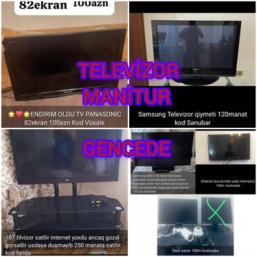 televizor sumqayıt: İşlənmiş Televizor LG 82"