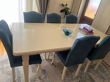 Masa dəsti satilir .Qiymet 350 azn. Ela vəziyyətdədir . Unvan