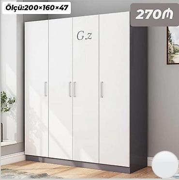 dolab yigilmasi: *Dolab 4 qapılı 270Azn* Ölçü:200×160×47 Sifarişlə hazırlanır ✔️ təhvil — 1