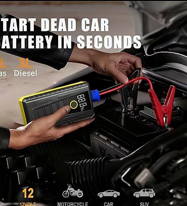 obd2 v420: Auto starter / jump starter za akumulator 12V sa LED lampom Kompaktan — 3