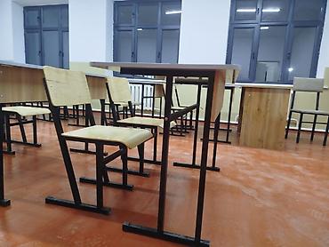 Парты: Парта, Новый, С полками, Для мальчика, Взрослая, ДСП, Платная доставка, цвет - Серый — 6