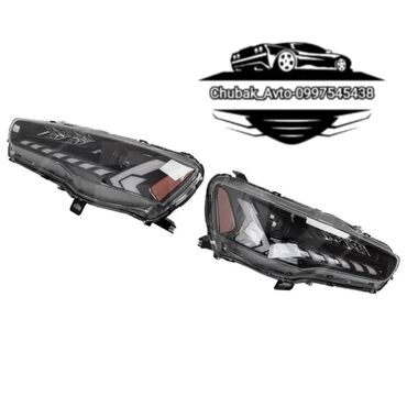 Передние фары: Комплект передних фар Mitsubishi 2011 г., Новый — 5