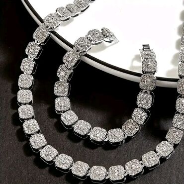 duksevi za skijanje: Set: Bracelet, Necklace, Material: Cubic zirconia