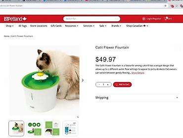 Oprema za kućne ljubimce: Catit Flower Cat Drinking Fountain – 3L - Fontana za mačke sa — 14