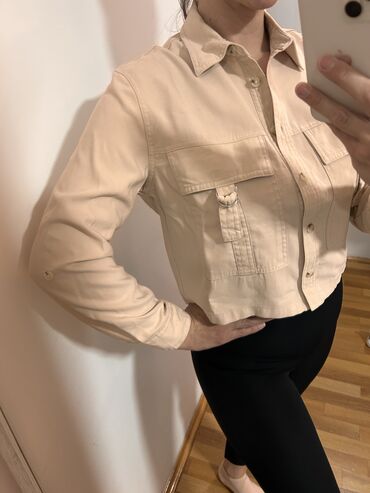 crne košulje: Stradivarius, S (EU 36), Cotton, color - Beige