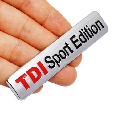 Tuning oprema: Samolepljiva metalna pločica - TDI Sport Edition Namenjeno za vozila — 4