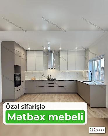kuxnya studio: Özəl sifarişlə hazırlanmış mətbəx mebeli - Layihələndirmə: Məkanın — 1