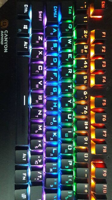 Klaviaturalar: RGB MEXANİK KLAVİATURA !!! Göy switch Əla vəziyyətdə klaviatura