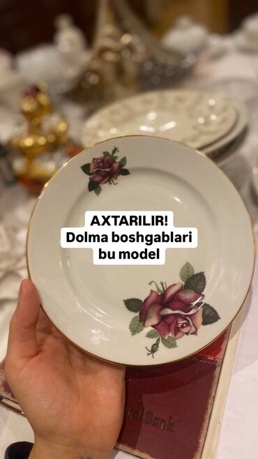 Boşqablar: Boşqablar, 4 ədədli dəst, Farfor, Çexiya