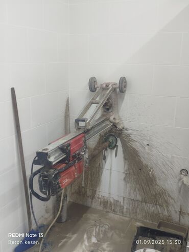 Beton işləri: Beton kəsmə beton deşmə xidməti Karot - HILTI DD 200 / 350 ilə 25 ° — 8