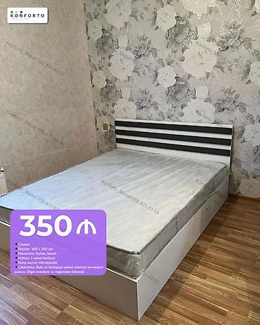 Çarpayı – açılan, bazalı model - Ölçü: 160 × 200 sm - Mexanizm lalafo.az -da Çarpayı – açılan, bazalı model - Ölçü: 160 × 200 sm - Mexanizm