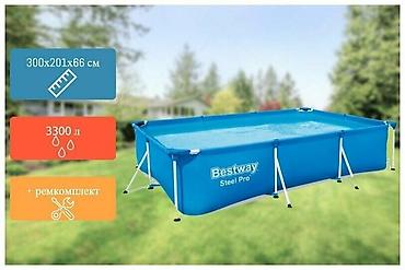 Бассейны: 300/201/66см. Bestway 56404 BW Каркасный бассейн Steel Pro, 3300л — 5