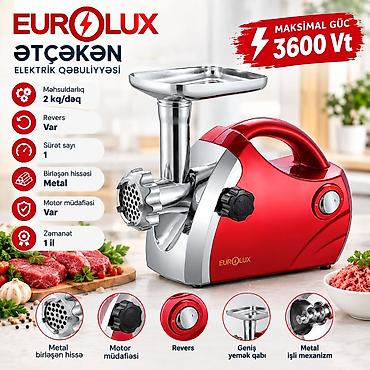 Ət çəkən maşın Eurolux, 3600 Vt, Revers ilə, Yeni lalafo.az -da Ət çəkən maşın Eurolux, 3600 Vt, Revers ilə, Yeni