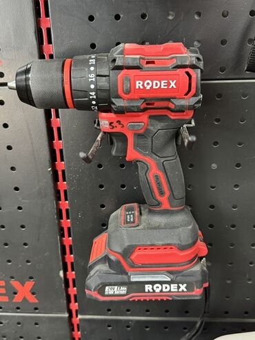 гриль апарать: Аккумуляторная дрель-шуруповерт от Rodex, выполненная в красно-черной