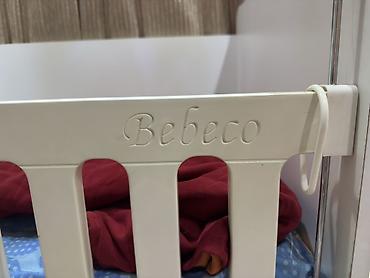Beşiklər: Bebeco uşaq beşiyi - Rəng: ağ - Material: MDF/laminat kombinasiyası - — 3