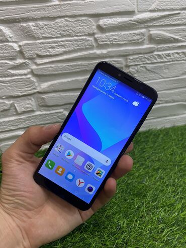 андроид хуавей: Huawei Y6, Б/у, 16 ГБ, цвет - Черный, 2 SIM