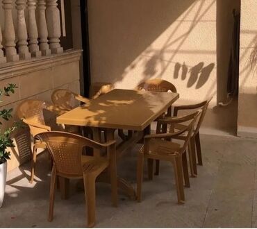 Bağ, çöl masa və oturacaq dəstləri: Yeni, Kvadrat masa, 4 stul, Açılmayan, Stullar ilə, Plastik -da lalafo.az — 2 Bağ, çöl masa və oturacaq dəstləri: Yeni, Kvadrat masa, 4 stul, Açılmayan, Stullar ilə, Plastik — 2