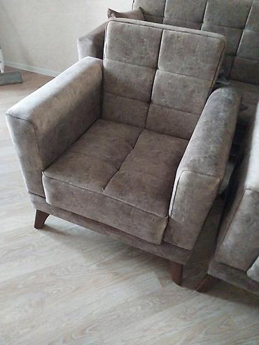 Divan və kreslo dəstləri: Embawood yumşaq mebel dəsti - Tərkib: divan + 2 ədəd kreslo -Cox az — 4