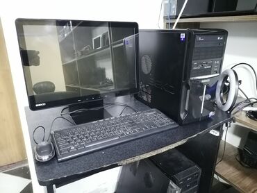 Комплектующие для ПК и ноутбуков: Ddr3 masaustu komputer. Ram 4gb Yaddas 320 gb Manitor. 19" super Ofis