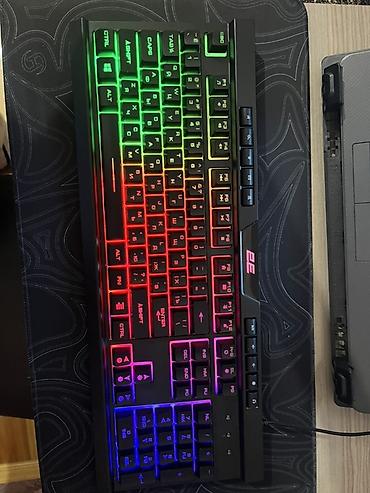 Настольные ПК и комплектующие: 2E GAMING Keyboard KG300 Black – tam ölçülü, çoxrəngli arxa işıqlı — 4