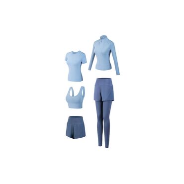 Спортивная одежда: Распродажа к 8 марта Женский спортивный костюм (5 предметов), код