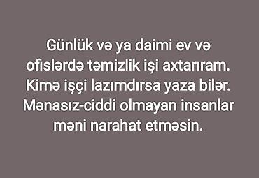 uz derisinin temizlenmesi: Təmizlik | Ofislər | Ümumi təmizlik — 1