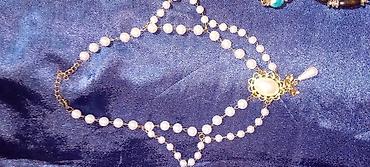 Ogrlice: Ručno rađene ogrlice – razni modeli - Set od zlatno‑braon perli — 21