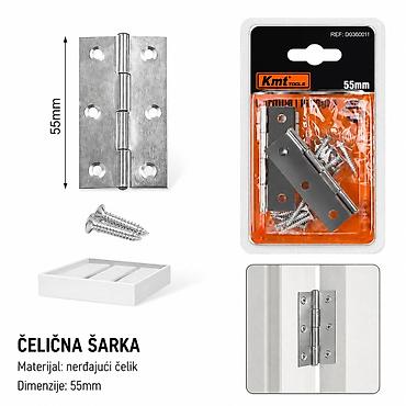 KMT od nerđajućeg čelika 9368921 – čelična šarka 55 mm - Materijal