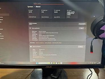 asus baki: ⚙️ SİSTEM XÜSUSİYYƏTLƏRİ • Prosessor: Intel Core i7-8700K @ 3.70GHz — — 5