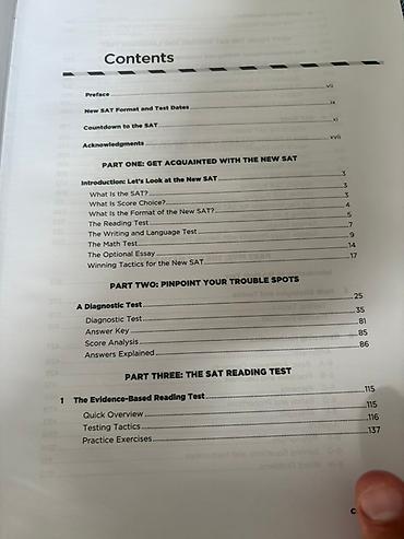 Tədris ədəbiyyatı: Barron’s NEW SAT – 28-ci nəşr Məzmun və xüsusiyyətlər: - Yeni SAT — 3