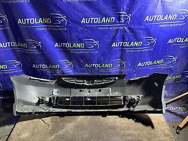 фит туманка: Honda Fit (GD) 8 - Бампер Front (серебро) с юбкой.противотуманками — 3