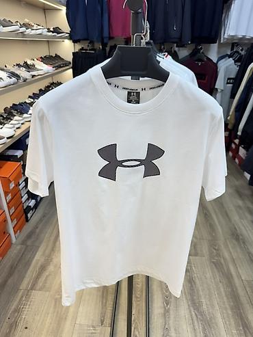 pull and: Мужская футболка, L, XL, 2XL, Under Armour, Новый, цвет - Белый, Самовывоз — 1