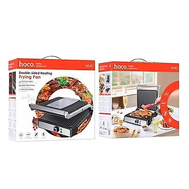 printer ucuz: Hoco HE40 Elektroqril 1000W – 5 Temperatur Rejimi olan kontakt tipli — 1
