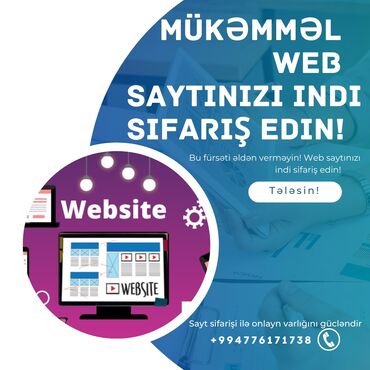 cv hazırlanması: Разработка вебсайтов, SEO, SMM | Домен, Хостинг