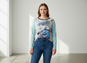 bluzki plus size allegro: Bluzka damska, rozmiar XL