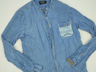 koszule z zakrytymi guzikami: Koszulа dla mężczyzn, S, PULL&BEAR, stan - Dobry