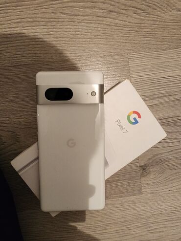 редим 7: Google Pixel 7, Колдонулган, 128 ГБ, түсү - Ак, 1 SIM