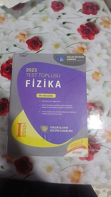 kitab derslik: Məhsul: 2023 “Test Toplusu – Fizika”, I hissə (Dövlət İmtahan Mərkəzi — 1
