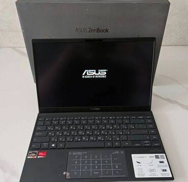 ноутбук с сенсорным экраном: Ноутбук, Asus, 16 ГБ ОЗУ, AMD Ryzen 5, 14.3 ", Новый, Для несложных задач, память SSD