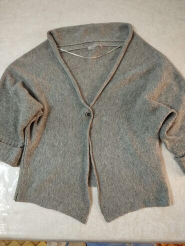 Ложки: Кофта, Zara, L (EU 40), цвет - Серый