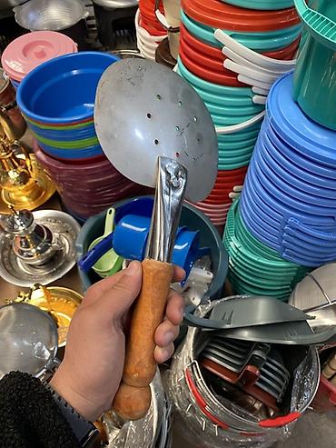 clean point: Металлическая шумовка с деревянной ручкой - Назначение: для — 2