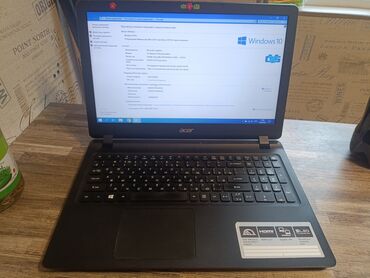 Ноутбуктар: Ноутбук, Acer, 8 ГБ ОЭТ, Intel Celeron, 15.6 ", Татаал эмес тапшырмалар үчүн, эс тутум HDD