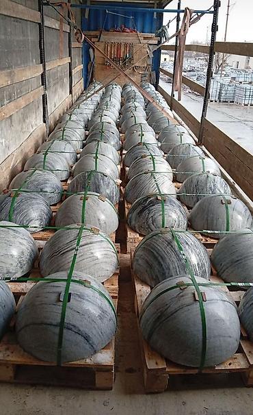 Фасадные гранитные плитки: Новый, Размер: 600 × 1200 мм, Серый, Установка, Гарантия, Бесплатный выезд — 11