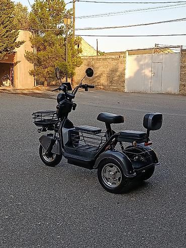 4 teker atv: Elektrik üçtəkərli skuter - Güclü elektrik mühərriki və sakit işləmə — 5