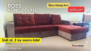 Divanlar: Künc divan, Yeni, Açılan, Bazalı, Parça, Ünvana pulsuz çatdırılma — 4