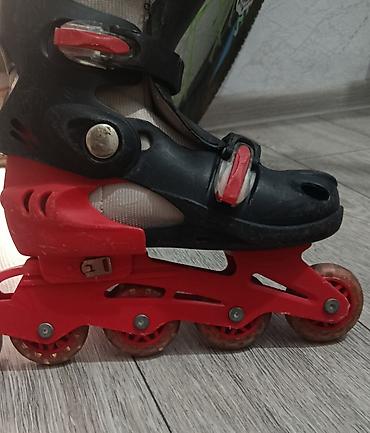 Uşaq üçün inline konkis (təkərli paten) – 4 təkərli, bərk karkaslı — 2