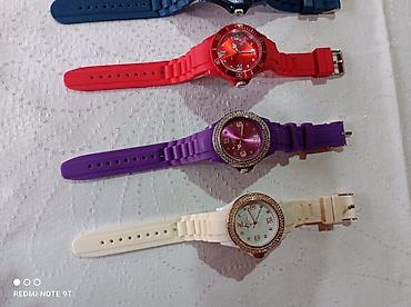 Другие наручные часы: Наручные часы с силиконовым ремешком, разноцветная линейка — 6