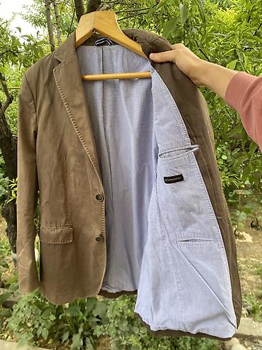 Курткалар: Эркектердин курткасы, XL, Massimo Dutti, Колдонулган, түсү - Күрөң, Акысыз жеткирүү, Өзү алып кетүү — 1